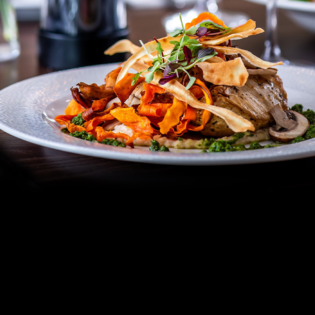 Vegan menu at The Cromwell Cottage