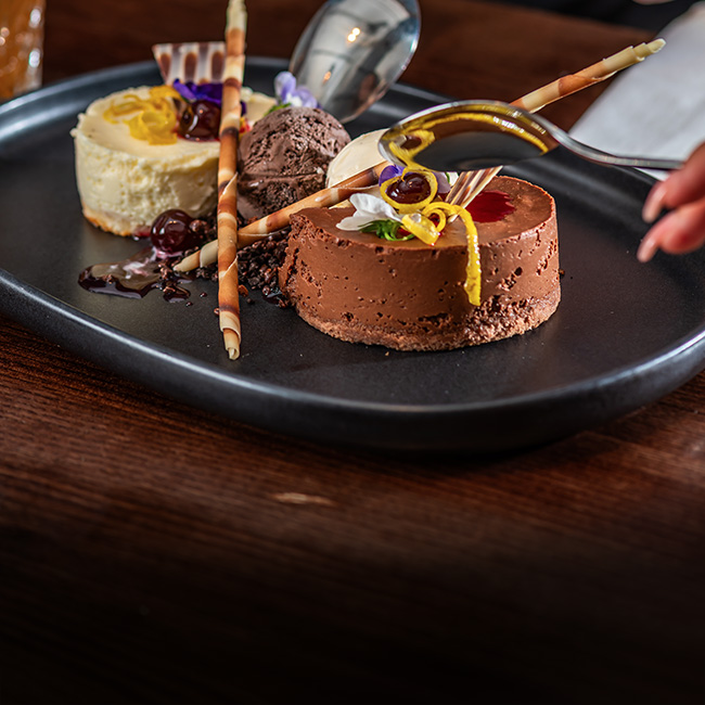 Dessert menu at The Cromwell Cottage