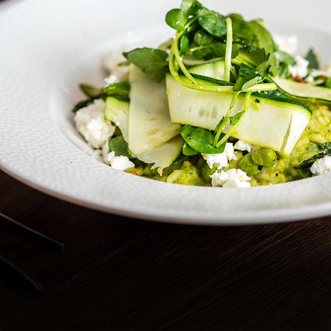 Vegan menu at The Cromwell Cottage