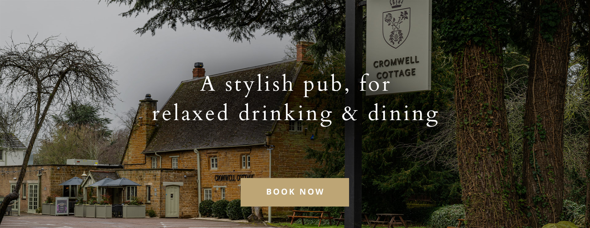 The Cromwell Cottage, a country pub in Northampton